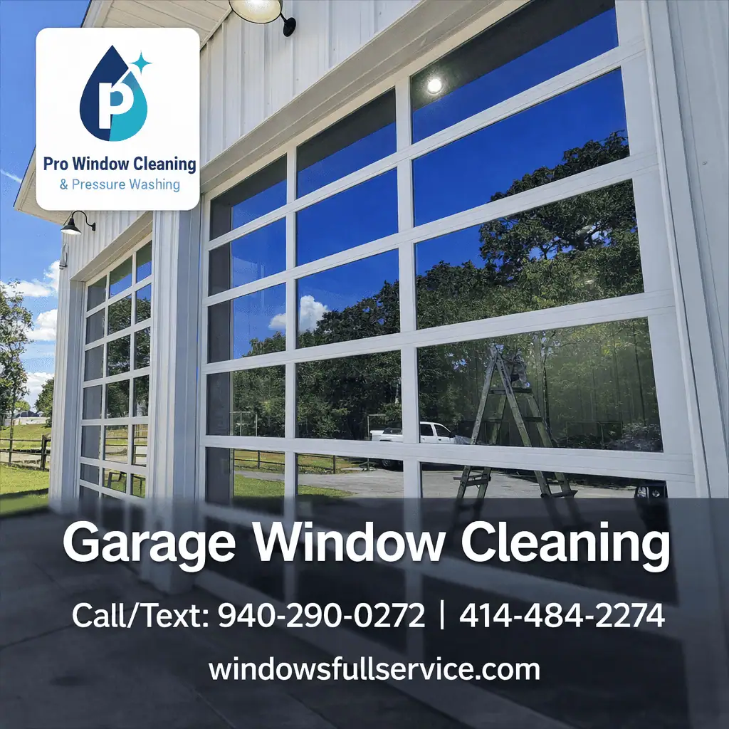 Don't forget the garage: Why you should clean your garage windows