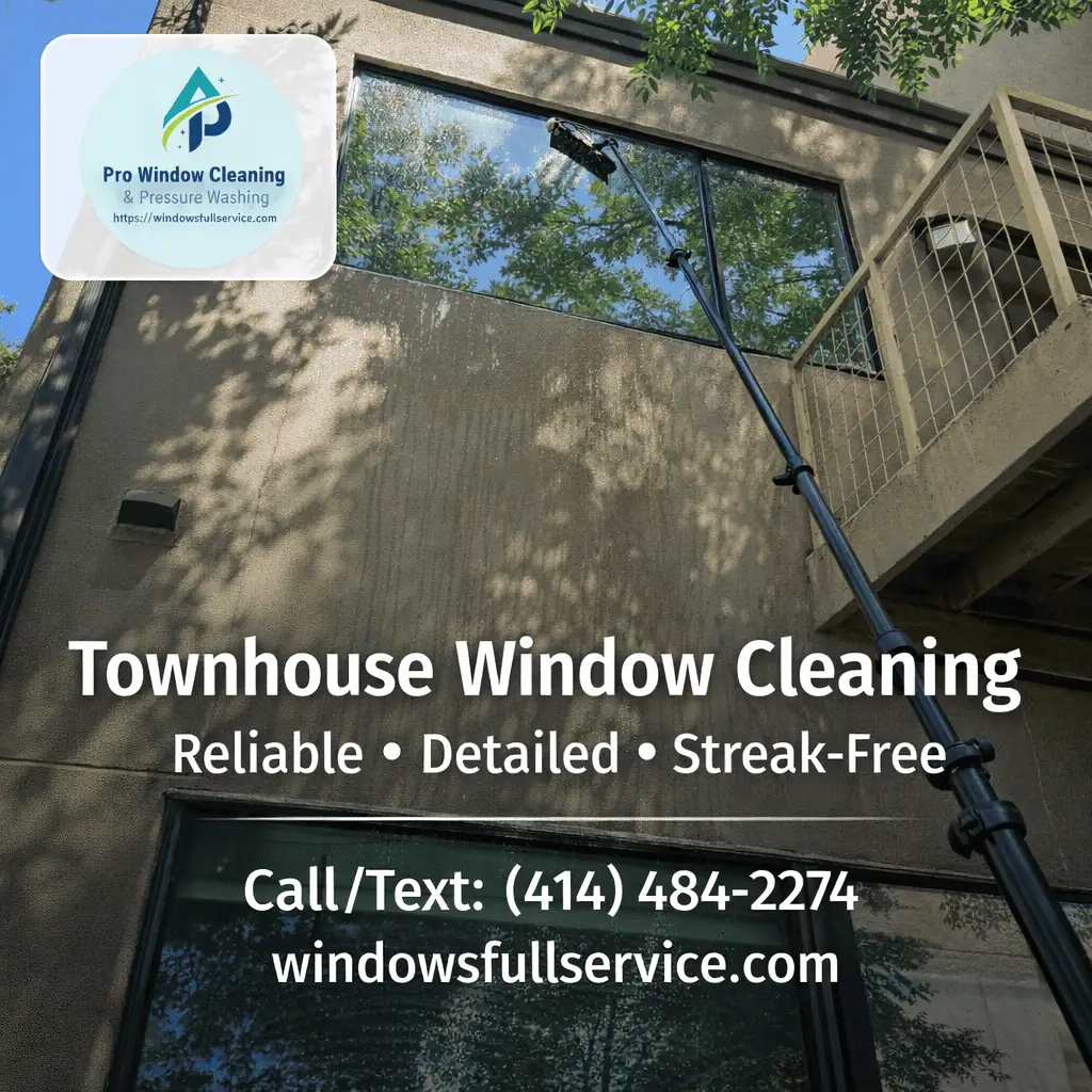 How to clean townhouse & multi-story windows safely