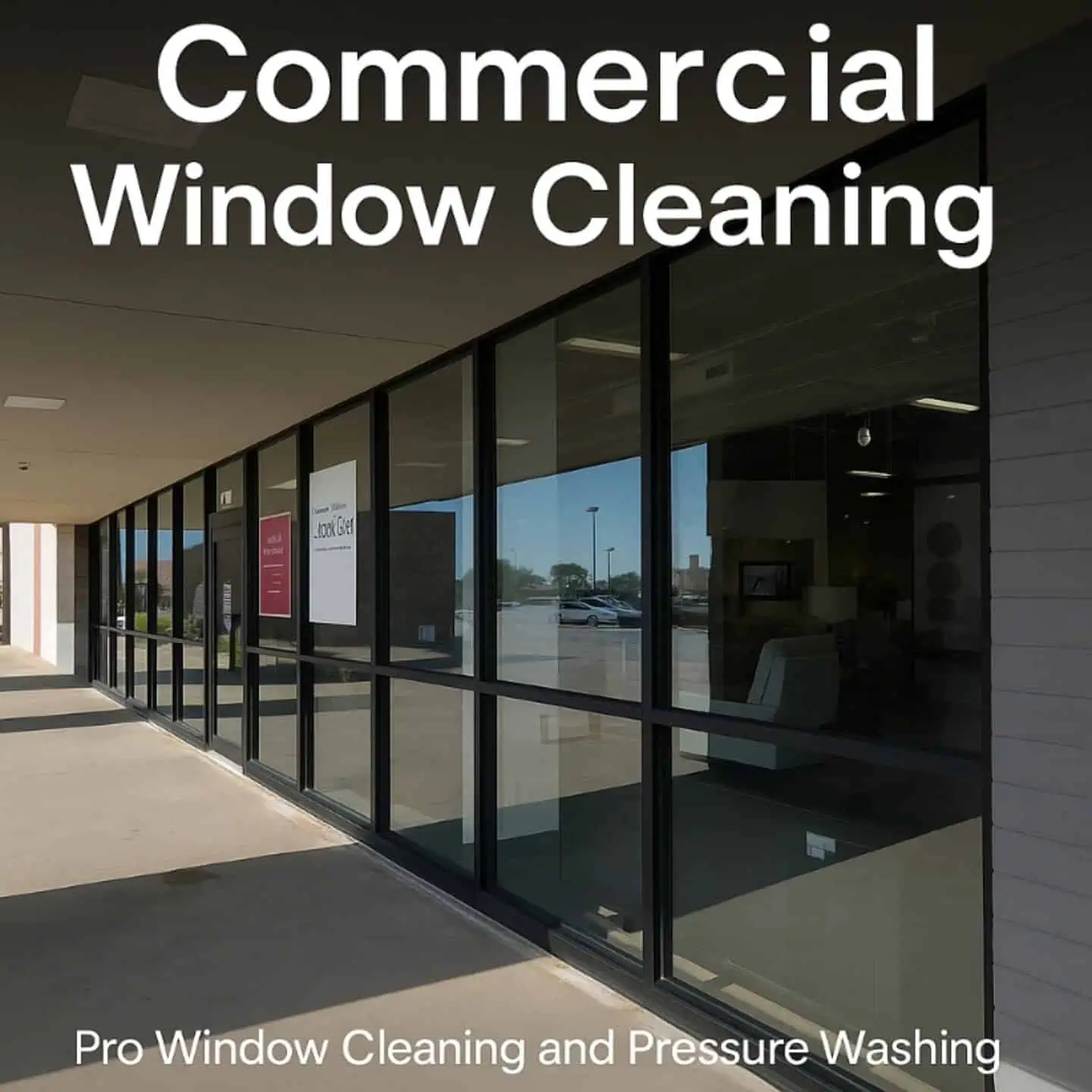 Keep your business looking sharp with professional commercial window cleaning